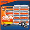 Gillette Lame di rasoio da uomo originali Gillette Fusion 5 5 strati Testa di rasatura manuale di sicurezza Lama anti-attrito Ricariche per rasoio da barba