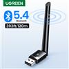 UGREEN USB Bluetooth 5.3 5.4 adattatore 120M Dongle per PC Wireless Mouse tastiera musica ricevitore Audio trasmettitore Bluetooth