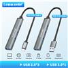 Lemorele USB Hub Tipo C Hub USB3.0 OTG 4 porte USB C/A HUB Multi Splitter Adattatore Accessori per laptop per Lenovo MacBook Pro