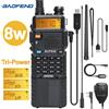 Baofeng UV-5R 8W 3800 Walkie Talkie Tri-Power Dual Band VHF UHF Portatile a lungo raggio ad alta potenza Palmare CB Ham Radio bidirezionale