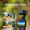 BRDRC Pocket 4 112 ° Filtro per obiettivo grandangolare per DJI Osmo Pocket 3, cattura di più immagini in ogni frame, accessori per fotocamera con gimbal