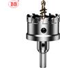 BB Punta da trapano per sega a tazza BB, bordo in lega di carburo, foro circolare, punta forester TCT 15mm ~ 100mm, acciaio inossidabile, metallo, legno