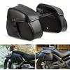 SOYAVISION Sella per pacchetto bagagli per attrezzi laterali per borsa laterale universale per moto elettrica PU per Harley Suzuki Kawasaki CMX500 Honda Yamaha Bag