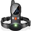 PuPoPan Collare elettronico Collare da addestramento per cani Ricaricabile LCD Shock remoto Pet Puppy Trainer impermeabile