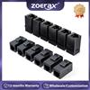 ZoeRax Accoppiatore Keystone ZOERAX RJ45 Cat6 Cat5e, jack Keystone Cat6 Cat5e da femmina a femmina, inserto accoppiatore Keystone UTP, nero