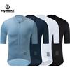 YKYWBIKE Maglia da ciclismo da uomo manica corta riflettente Summer MTB Maillot Shirt Downhill Jersey Pro Team abbigliamento da bicicletta da montagna