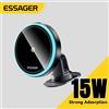 Essager 15W Supporto magnetico per telefono per auto wireless Caricabatteria da auto regolabile a 360 gradi per iPhone15 14 13 Pro Telefono universale Samsung