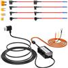 VIOFO Kit cavo rigido VIOFO TYPE-C HK4 con rubinetto fusibile a circuito set completo da 8 pezzi per A119MINI2/A229PLUS/A229PRO/A139/A139PRO/T130/WM1