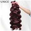 UNice Hair Black Cherry Body Wave Human Hair Bundles 1/3 PCS Deal Hair Weight 100 grammi per fascio