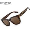 ZENOTTIC Occhiali da sole polarizzati quadrati retrò per donna Occhiali da sole vintage Protezione UV400 Tonalità alla moda Stile moda
