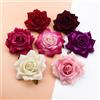 smr 5/50/100pcs Matrimonio Pianta Decorativa Parete Flanella Rose Decorazioni Di Natale per la Casa Scrapbooking Fiori Artificiali All'ingrosso