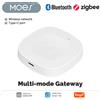 MOES Nuovo Smart Gateway multimodale ZigBee Bluetooth Mesh Hub Funziona con l'app Tuya Smart Controllo vocale tramite Alexa Google Home
