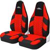 AUTOYOUTH 2 pezzi coprisedili per auto anteriori a secchiello alto universali per la maggior parte delle auto protezione per sedili sportivi per Peugeot 107 per 1983 Camaro per Twingo 3
