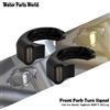 REWMTER Forcella anteriore Ammortizzatori Luci Per Harley Sportster Nightster 975 2022-UP Moto LED Indicatori di direzione E-Mark Indicatore Lampada