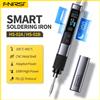 FNIRSI Saldatore elettrico intelligente FNIRSI HS-02 100W 450 ° Saldatura della stazione di saldatura digitale portatile a temperatura costante regolabile