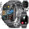 LIGE Outdoor Sports Fitness Smartwatch per uomo schermo da 1.96 pollici Bluetooth Calling orologi impermeabili ossigeno nel sangue Reloj Hombre