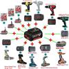 dawupine Bat618 Convertitore adattatore per batteria Bosch 18V per Makita Per Milwaukee Per Dewalt Per Hitachi Per Dyson Per Metabo Per AEG Worx