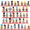 Bandai 21 pz/lotto Dragon Ball Mini Figura Super Saiyan Goku Vegeta Action Figures DBZ Bambole Modello Giocattoli Regali