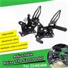 YOLENSE Moto CNC alluminio regolabile pedane pedane pedane poggiapiedi per NINJA ZX-4R ZX-4RR ZX4R ZX4RR ZX25R