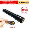 BAOFENG Antenna tozza ad alto guadagno da 10 W HH-S518 + UV 145/435 MHz SMA-M Radio bidirezionale a mano corta per BAOFENG UV-3R UV-100 UV-200 TYT