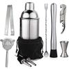 Upors 6/7/10 pz in acciaio inox Cocktail Shaker strumenti Bartending Bartender Kit Martini Sharker Drink Mixer Set con sacchetto di immagazzinaggio
