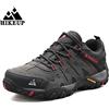 HIKEUP Scarpe da trekking da uomo Scarpe da esterno in pelle scamosciata Scarpe da ginnastica tattiche da caccia da trekking da uomo resistenti all'usura