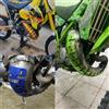 PowerMotor Moto Di Scarico Scudo Silenziatore Tubo Della Copertura Della Protezione Scudo Termico Per YAMAHA YZ125 YZ250 YZ426F YZ450F per HONDA CRF 450X/250LX
