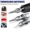 Biomaser Thunderlord 20 pz Ago Del Tatuaggio Trucco Permanente Cartucce Per Tatuaggi Sistema A Membrana Liner Rotondo 1R Per Macchina Del Tatuaggio Universale