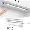 Lcamaw Luce a Sensore Sottopensile, Illuminazione LED per Mobili, Lampada da Tavolo per Cucina, Lampada a Sensore di Movimento a Sfioramento, Barre di Illuminazione Collegabili, Lampada da Cucina