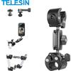 TELESIN Supporto per fotocamera per bicicletta per moto Supporto per selfie stick invisibile per Insta360 RS X2 X3 GoPro 12 11 10 Accessorio