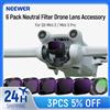 NEEWER ND Filter Set compatibile con DJI Mini 3/Mini 3 Pro, 6 Pack filtro a densità neutra accessorio per obiettivo Drone
