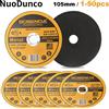 NuoDunco Ruota da taglio in resina da 105 mm Disco da taglio per metalli da 4 "Lame per sega ultra sottile per smerigliatrice angolare Taglio in metallo Acciaio inossidabile PVC 1-50 pezzi