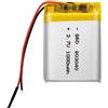 Aleaivy 803040 Batteria ricaricabile ai polimeri di litio da 1000 mAh 3,7 V per MP3 GPS Luci a LED DVR PDA Giocattoli Altoparlante Bluetooth Massaggiatore Tablet