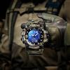 SMAEL Orologi militari Orologio sportivo da uomo Sveglia impermeabile Orologi da polso dual time Orologi militari digitali 8049B militari
