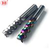 BB Fresa BB 3F Fresa in alluminio a 3 flauti Utensile di lavorazione CNC ad alte prestazioni Carburo di tungsteno Rivestito DLC
