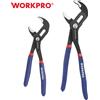 WORKPRO 2PC Pinza per pompa dell'acqua 7 "e 10" Pinza per giunti con scanalatura a mascella curva regolabile a regolazione rapida Maniglia comfort antiscivolo