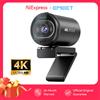 EMEET Webcam 4K per Streaming, Videocamera USB 1080P 60FPS EMEET S600 con Autofocus e Microfoni per TikTok/YouTube