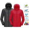LNGXO Giacca da trekking unisex Uomo Donna Impermeabile Giacca a vento da campeggio ad asciugatura rapida Trekking Pesca Cappotto antipioggia Abbigliamento anti UV da esterno
