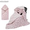 HOUSBAY Coperta per neonato con cappuccio antivento Go Out Warm Portable Swaddle Wrap in cestino Seggiolini di sicurezza per auto per bambini da 0 a 3 mesi