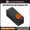 Fosi Audio SK02 USB DAC Amplificatore per cuffie Amp Decodificatore audio Supporto DSD 256 PCM per cuffie bilanciate da 3,5 mm e 4,4 mm