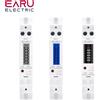 EARU Contatore di Energia Elettrica Analogico-Digitale EARU 18mm AC 230V 110V Monofase 1P con Retroilluminazione, Wattmetro kWh per Montaggio su Guida DIN