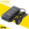 liitokala 1-5 pezzi Caricabatterie LiitoKala 13S 48V 2A per batterie agli ioni di litio, universale 5.5*2.1mm, alimentatore AC DC 54.6V 2A