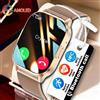 GUHUAVMI Smartwatch da donna Schermo AMOLED da 2.01 pollici Chiamata Bluetooth Orologio sportivo NFC Pressione sanguigna Musica Orologio intelligente da donna per donna damski