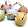 NONE Borsa per ciuccio orso Borsa per organizer per polvere in silicone per succhietto per bambini Borsa per catena per ciuccio portatile per bambini