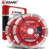EZARC 5 ''& 4.5'' 2 pezzi lame diamantate segmentate con lama diamantata per smerigliatrice angolare lama per pietra taglio blocco Srick per calcestruzzo