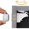 DHDH Chiusura a scatto del cassetto porta dell'armadio limitatore di sicurezza per bambini magnetico protezione per bambini serratura di sicurezza per bambini serratura invisibile sicurezza per bambini