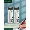 Emenne Faber-Castell Gomma da cancellare stile penna con punta di precisione Gomma da matita retrattile rotonda ricaricabile da 2,5 mm Disegno professionale Sfregamento