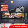 OBDPEAK H330 Dash Cam 3 Canali Specchietto retrovisore Anteriore All'interno Posteriore 4K + 1080P + 1080P WiFi GPS Doppia Lente Auto Dvr Macchina Fotografica di Visione Notturna A Infrarossi