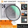 K&F CONCEPT Filtro di Diffusione Nero 1/8, 3 Pezzi, Panno per Pulizia con 18 Rivestimenti Multistrato, 55mm 58mm 62mm 67mm 82mm, Serie Nano K
