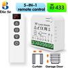 Diese Interruttore per tapparella con telecomando per porta del garage con tenda wireless RF 433MHZ, per porta del garage con tenda, tende intelligenti